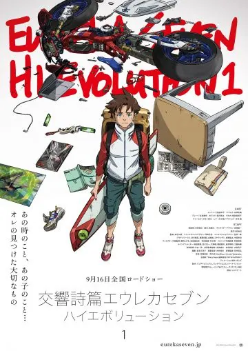 Эврика 7: Здравствуй, эволюция 1 / Koukyoushihen Eureka Seven: Hi-Evolution 1 (2017) мультфильм скачать через торрент в хорошем качестве