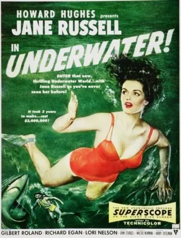 Под водой! / Underwater! (1955) фильм скачать через торрент в хорошем качестве