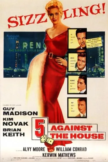 Пятеро против казино / 5 Against the House (1955) фильм скачать через торрент в хорошем качестве