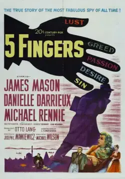 Пять пальцев / 5 Fingers (1952) фильм скачать через торрент в хорошем качестве