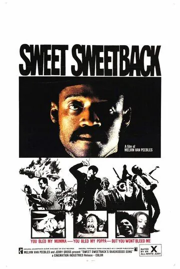 Свит Свитбэк: Песня мерзавца / Sweet Sweetback's Badass Song (1971) фильм скачать через торрент в хорошем качестве