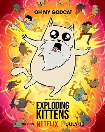 Взрывные котята / Exploding Kittens (2024) сериал мультфильм скачать через торрент в хорошем качестве