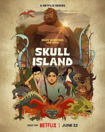 Остров черепа / Skull Island (2023) сериал мультфильм скачать через торрент в хорошем качестве