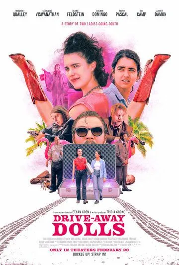 Красотки в бегах / Drive-Away Dolls (2024) фильм скачать через торрент в хорошем качестве