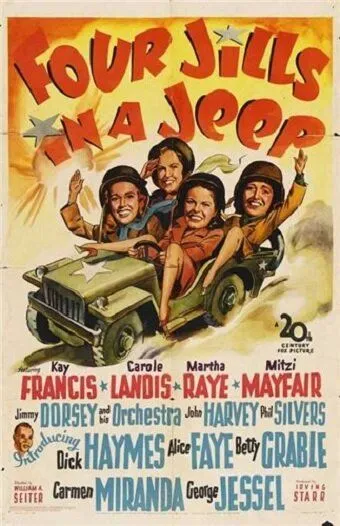 Четыре девушки в джипе / Four Jills in a Jeep (1944) фильм скачать через торрент в хорошем качестве