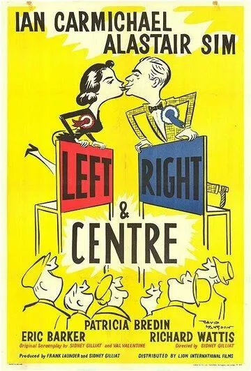Левые, правые и центр / Left Right and Centre (1959) фильм скачать через торрент в хорошем качестве